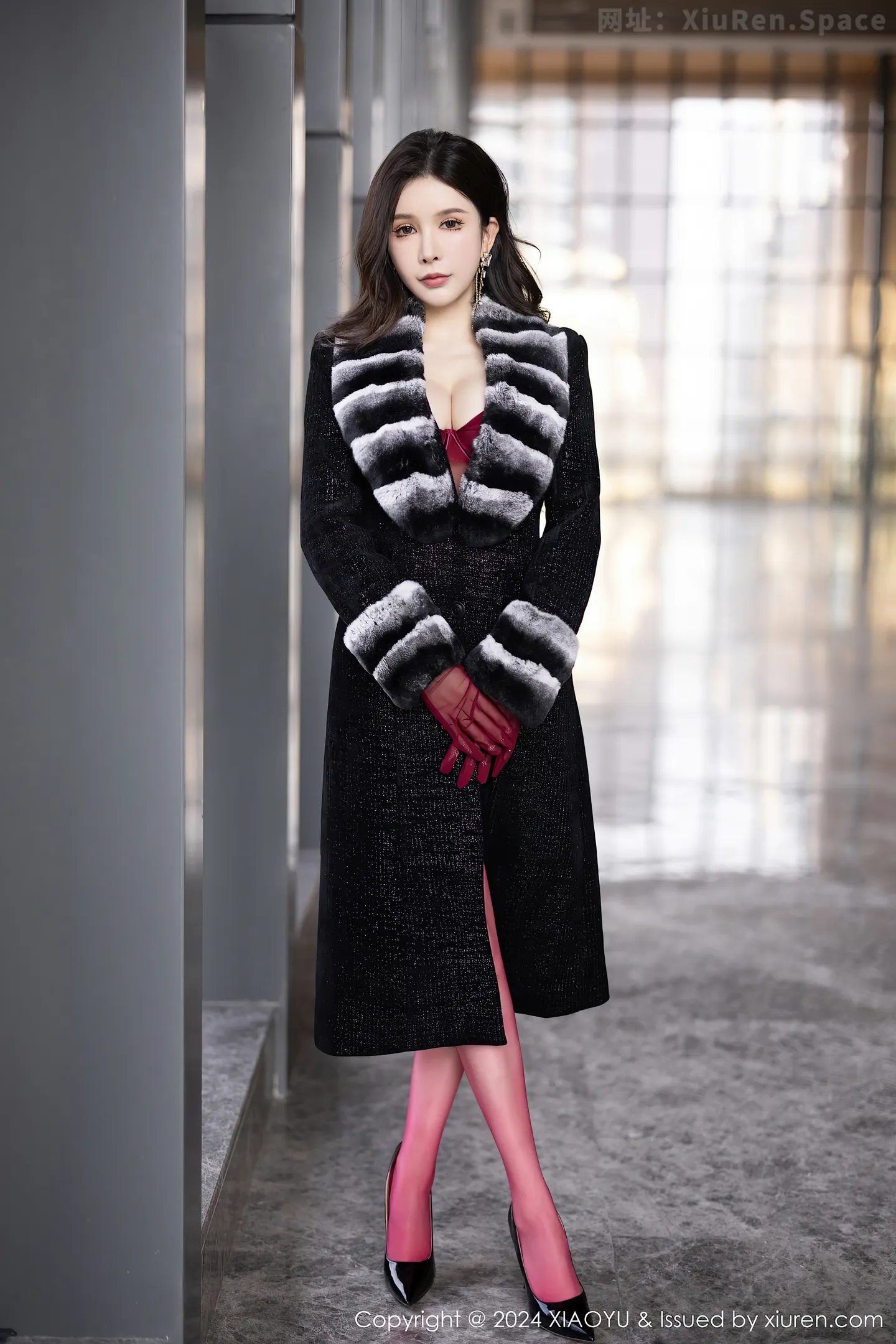 图片[6]-[XiaoYu画语界]Vol.1210 模特李丽莎性感红色情趣服饰配红丝吊袜秀惹火身材完美诱惑写真81P-秀人网官方网站